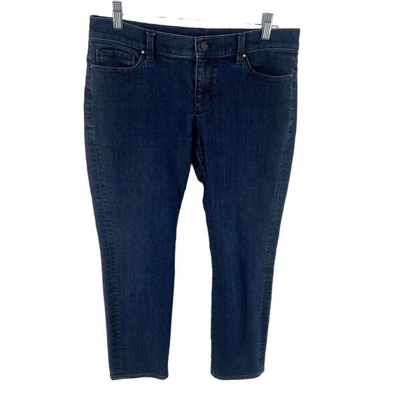 Ann Taylor Womens Modern Fit Jeans Denim Tapered Leg Medium Wash Blue Size 10 - Picture 4 of 10